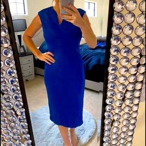 Royal blue dress